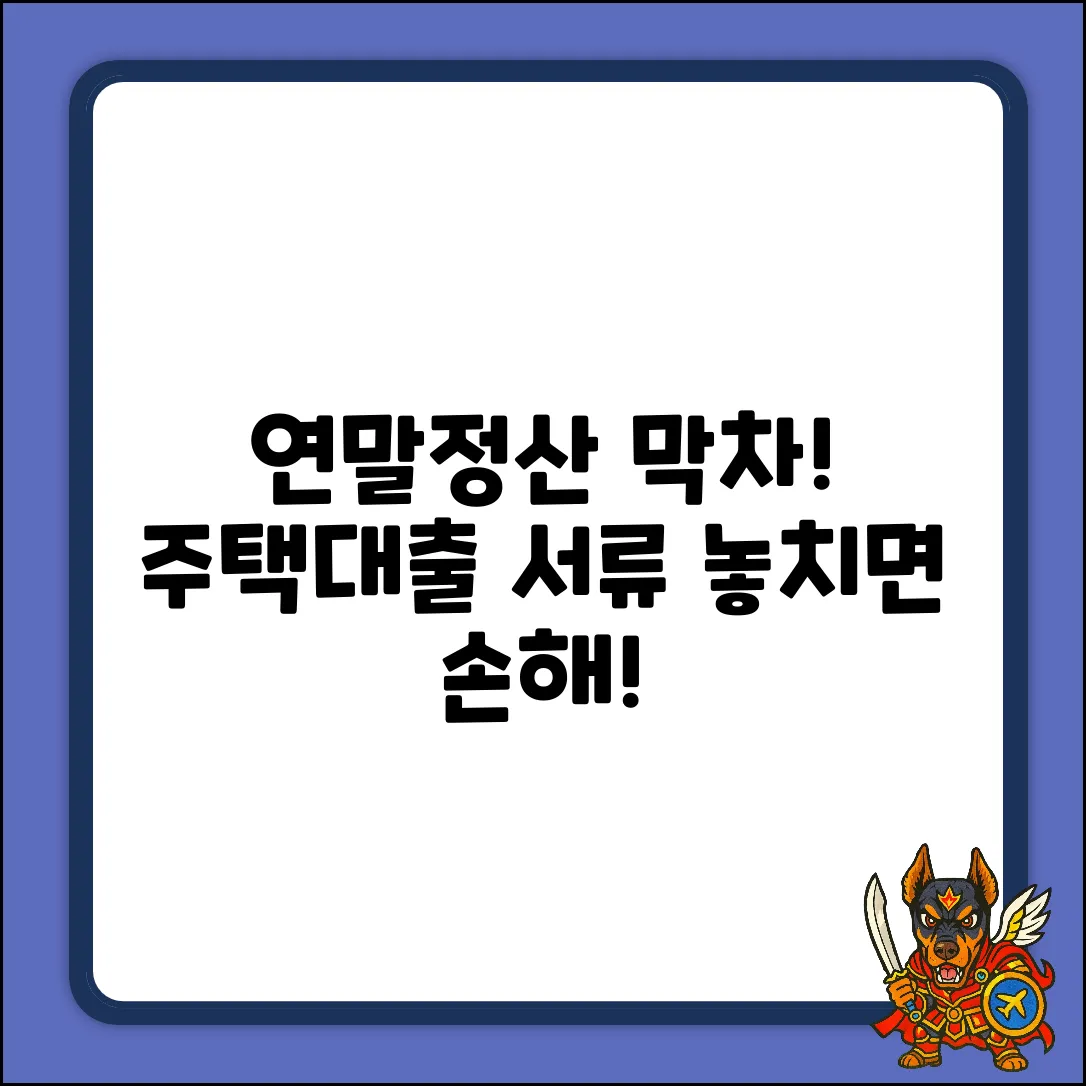 연말정산 주택담보대출, 서류 뭐 챙겨야 할까?