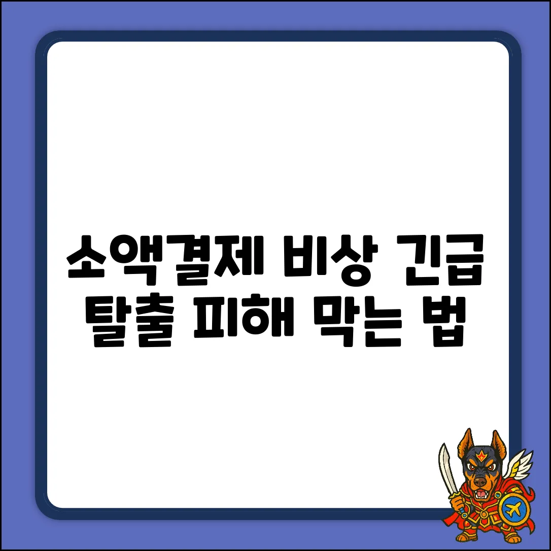 핸드폰 소액결제 피해? 긴급 탈출법!