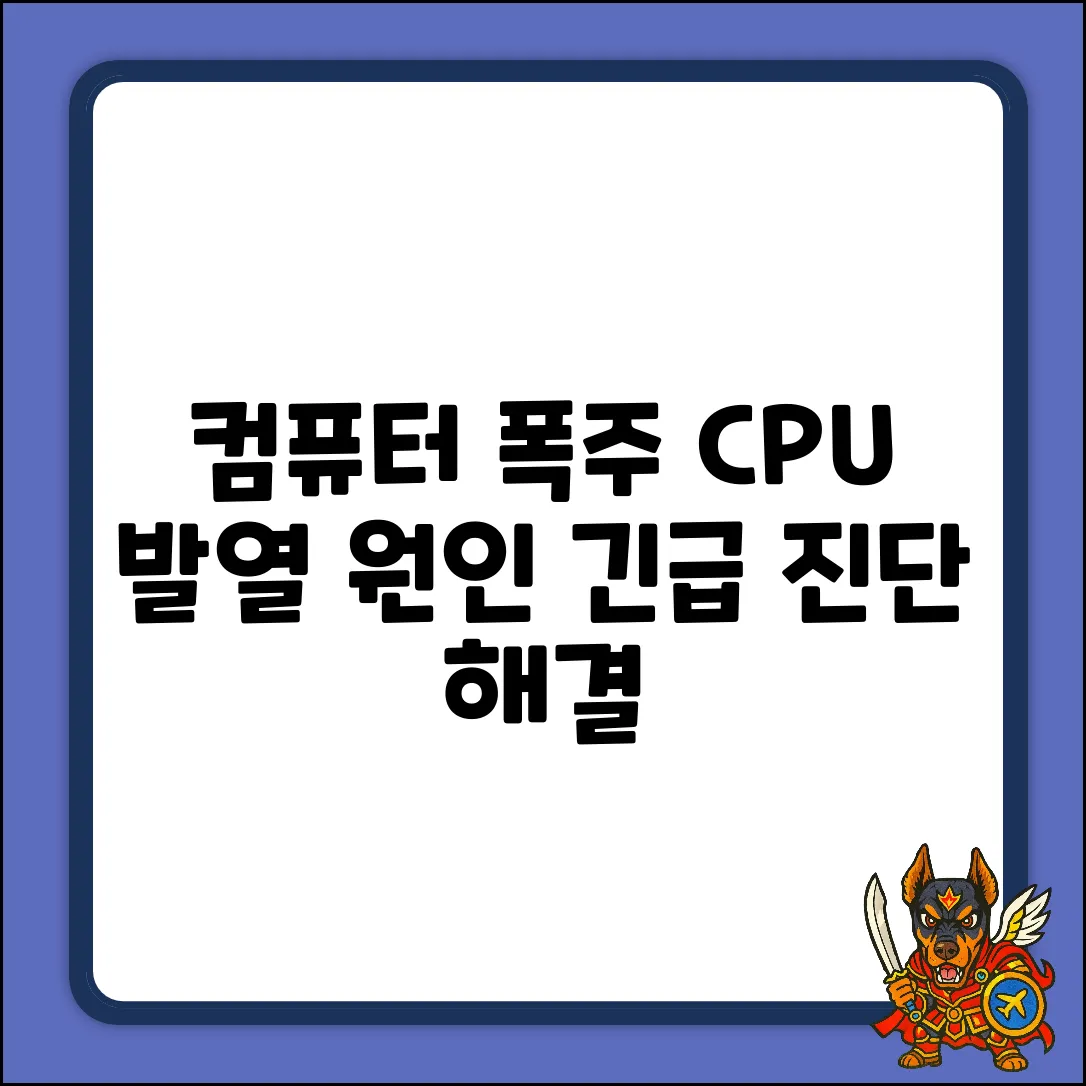 CPU 발열 원인 5가지! 컴퓨터 뜨거울 땐?