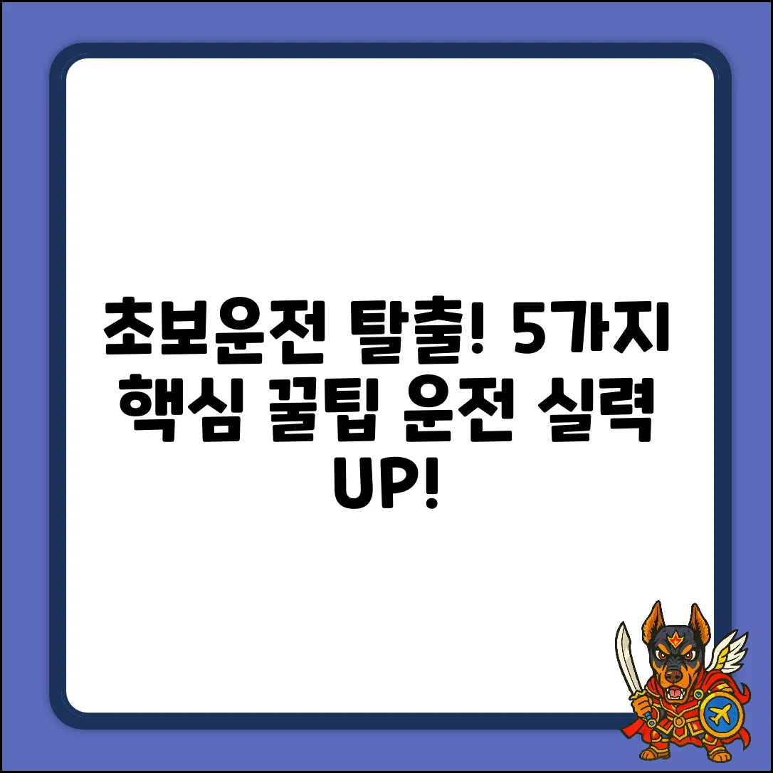 🚗 자동차교육: 5가지 핵심꿀팁!