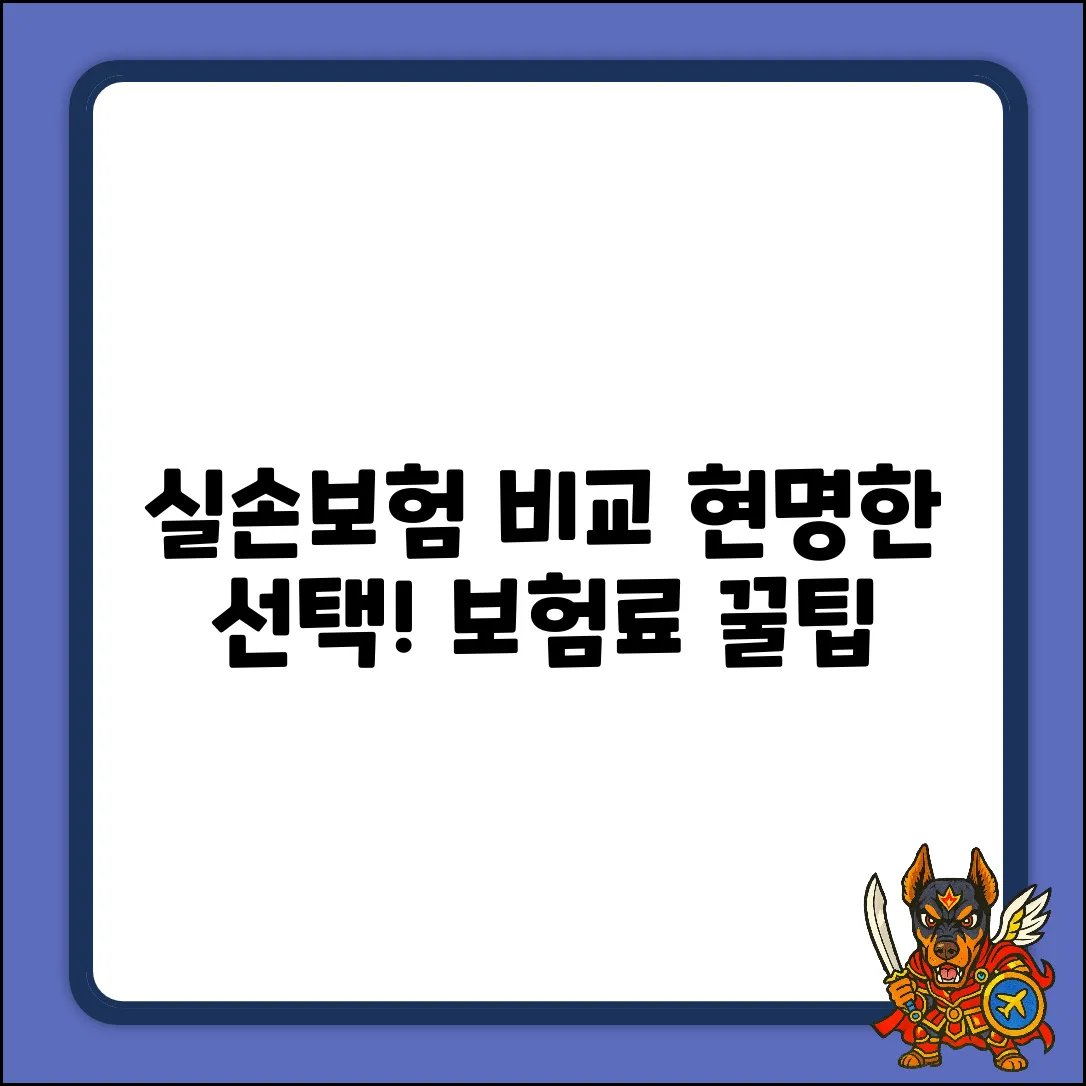 실손보험 비교, 현명한 선택의 순간!